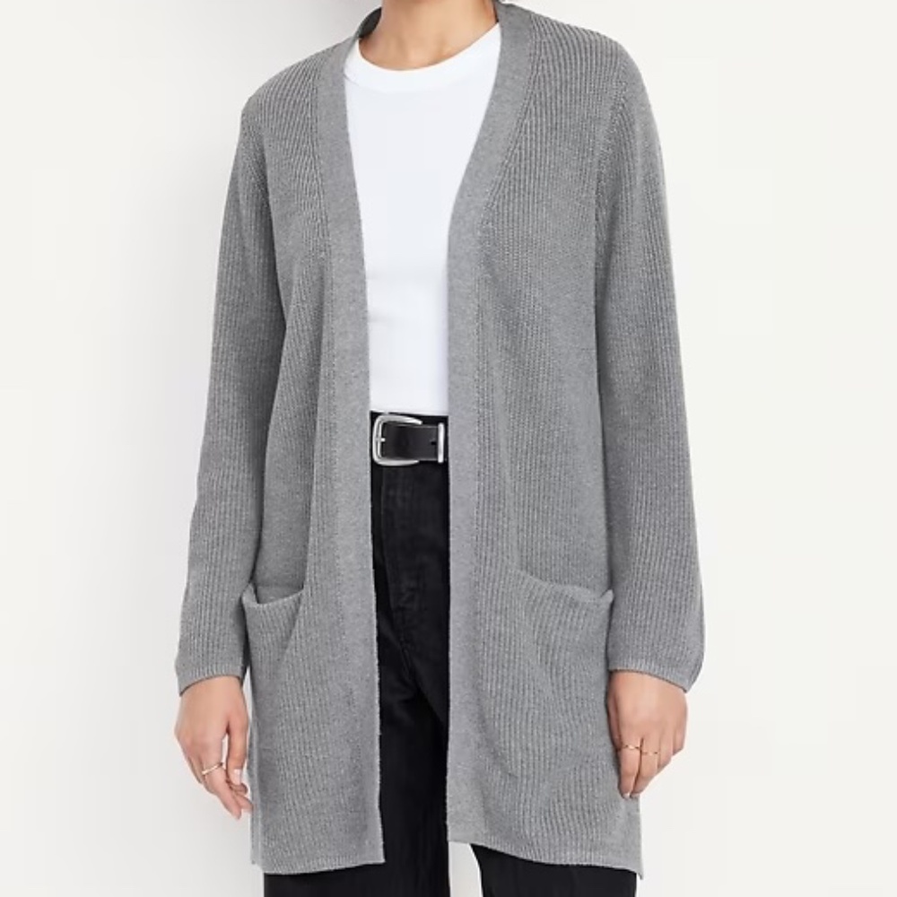 Old Navy Longline Open-Front Sweater